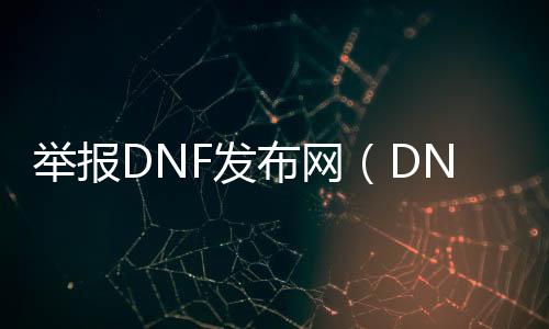 举报DNF发布网（DNF发布网与勇士举报）