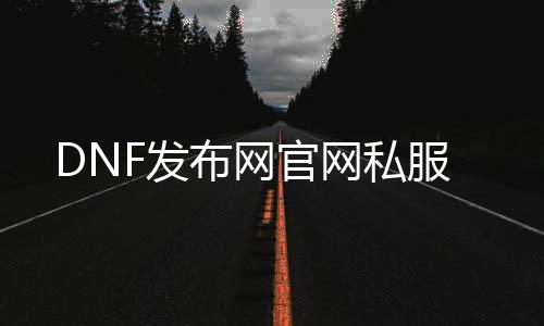 DNF发布网官网私服